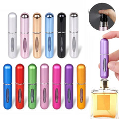Perfume Atomizer 8&5ml Portable Perfume Mini Container For Travel Mini Aluminum Spray Refillable Bottle