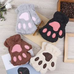 Cat pattern Gloves