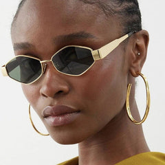 Sunglasses Unisex UV400 Polygon Trendy Retro Celebrity-Style Fashion Eyewear