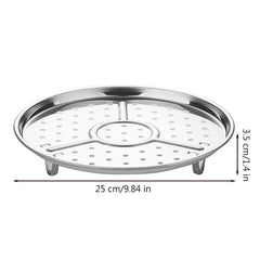 Steamer Insert Stainless Steel Tray Vegetable Stand Kitchen Cooking Accessory Tool