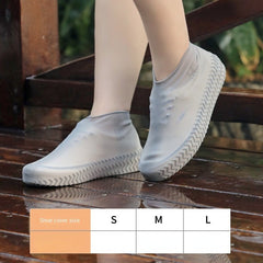 Silicone Shoe Covers Waterproof Reusable Latex Slip-Resistant Rubber Rain Boot Protective Cover