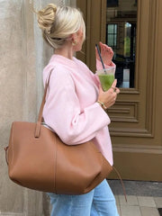 Knit Sweater Women Loose Elegant O-Neck Long Sleeve Pullover Warm Thick Jumper Casual Fashion Top