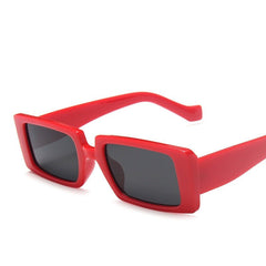 Retro Square Sunglasses Unisex Trendy Small Rectangle Vintage Casual Everyday Fashion Eyewear