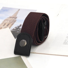 Invisible Elastic Belt Women No Buckle Ladies Waist Casual Everyday Fashion Accessory