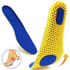 Memory Foam Orthopedic Insoles Breathable Sweat Absorbent Shoe Support Comfort Accessory
