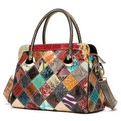 Genuine Leather Shoulder Tote Bag Women Large Capacity Casual Elegant Fashion Handbag