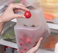 Silicone Food Storage Bag Reusable Fresh Seal Leak Proof Eco Friendly Kitchen Accessory