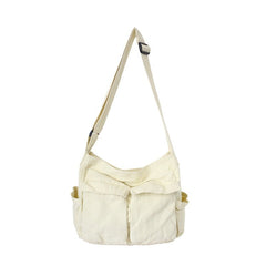 Canvas Hobo Crossbody Messenger Bag Women Large Capacity Casual Everyday Fashion Handbag