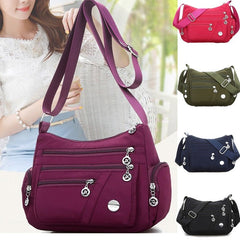 Nylon Crossbody Bag Women Waterproof Messenger Versatile Shoulder Casual Everyday Handbag Purse