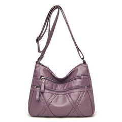 Soft PU Leather Shoulder Bag Women Large Capacity Casual Elegant Everyday Fashion Handbag