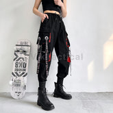 Cargo Pants Fashion Pockets Jogger Trousers for Women