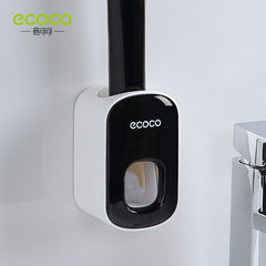 Wall Mount Toothpaste Dispenser Bathroom Squeezer Automatic Organizer Home Accessory