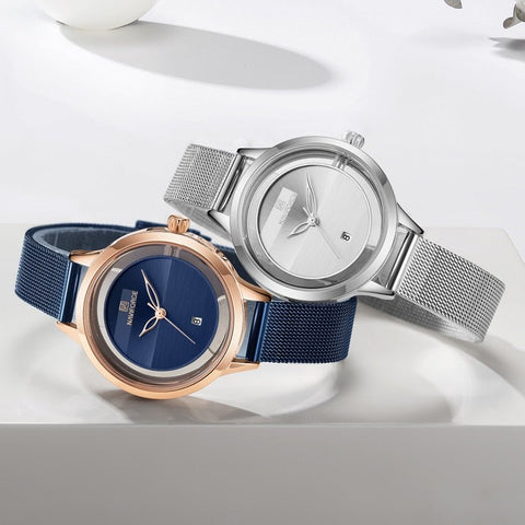 Quartz Waterproof Wristwatch Women Elegant Casual Everyday Fashion Accessory Gift