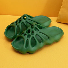 Cut Out Platform Slides Unisex Soft EVA Beach Casual Summer Fashion Shoes