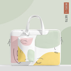 PU Leather Laptop Bag 13-16 Inch Waterproof MacBook Air Pro Casual Work Travel Fashion
