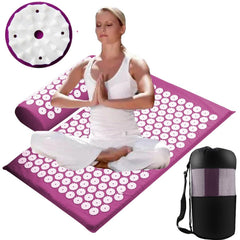 Acupressure Massage Mat Spike Cushion Stress Relief Back Body Pain Yoga Acupuncture Massager