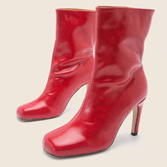 Chunky Heel Shiny Boots Women Bling Sparkly Casual Club Party Fashion Shoes
