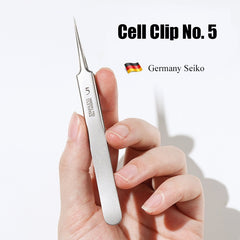 Ingrown Hair Blackhead Tweezers Pointed Tip, Precision German Stainless Steel, Extra Sharp, Perfect for Splinters, Facial Hair, etc.