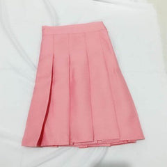 High Waist Plaid Tennis Skirt Girls Pleated Short Dress Built-In Shorts Casual Sport Fashion