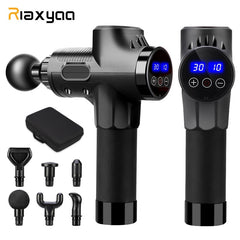 Massage Gun Deep Tissue Electric Muscle Massager With 6 Heads