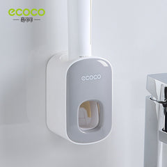 Wall Mount Toothpaste Dispenser Bathroom Squeezer Automatic Organizer Home Accessory
