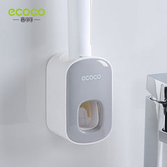 Wall Mount Toothpaste Dispenser Bathroom Squeezer Automatic Organizer Home Accessory