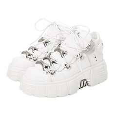Punk Platform Shoes Women Chunky Sole Casual Streetwear Everyday Fashion