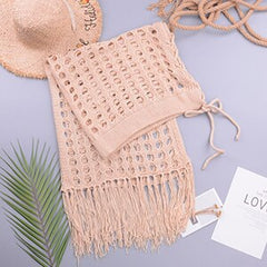 Tassel Beach Cover Up Skirt Women Long Casual Summer Swimwear Fashion