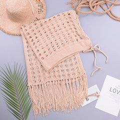 Tassel Beach Cover Up Skirt Women Long Casual Summer Swimwear Fashion