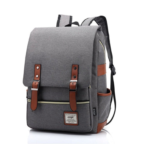 Large Capacity Waterproof Backpack Unisex Vintage Laptop Travel School Student Casual Fashion Bag
