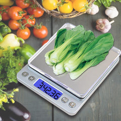 Portable Digital Kitchen Scale Compact Lightweight Food Weight Measuring Cooking Tool
