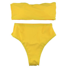Padded Bikini Set Women 2-Piece Bathing Suit Casual Beach Vacation Summer Swimwear Fashion