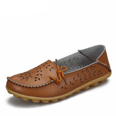 Genuine Leather Woman Loafer Shoes