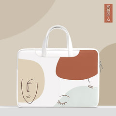 PU Leather Laptop Bag 13-16 Inch Waterproof MacBook Air Pro Casual Work Travel Fashion