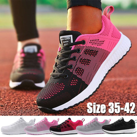 Mesh Athletic Running Sneakers Women Breathable Sports Casual Everyday Fashion Shoes