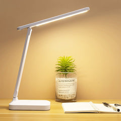 Touch Dimmable LED Desk Lamp Rechargeable Eye Protection Computer Desktop Home Office Decor