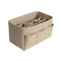 Felt Purse Organizer Insert Handbag Tote Shaper Makeup Travel Bag Liner Accessory