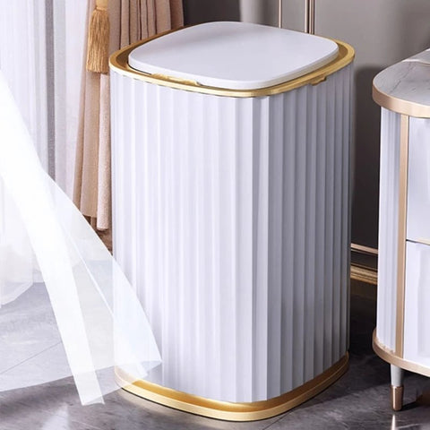 Touchless Smart Sensor Trash Can Automatic Open Close Garbage Can Home Office Kitchen