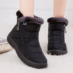 Suede Fur High Boots Women Winter Warm Casual Comfortable Cold Weather Fashion Shoes