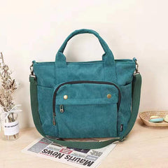 Corduroy Shoulder Bag Women Shoulder Tote Bag