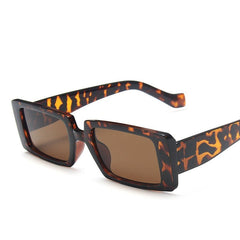 Retro Square Sunglasses Unisex Trendy Small Rectangle Vintage Casual Everyday Fashion Eyewear
