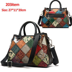 Genuine Leather Shoulder Bag Women Casual Elegant Large Capacity Everyday Fashion Purse