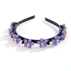 Pearl Headband Women Non-Slip Hoop Claw Clip Elegant Casual Everyday Fashion Hair Accessory