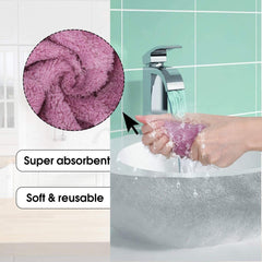 Microfiber Kitchen Cleaning Cloth Absorbent Towel Multi-Purpose Home Accessory Set