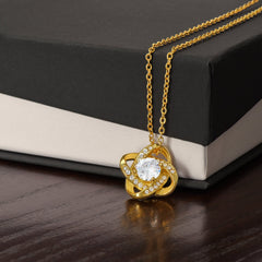 Mother to Daughter Gift Necklace, With Message Card, Hand Made Gold Jewelry For Daughters Birthday Gift