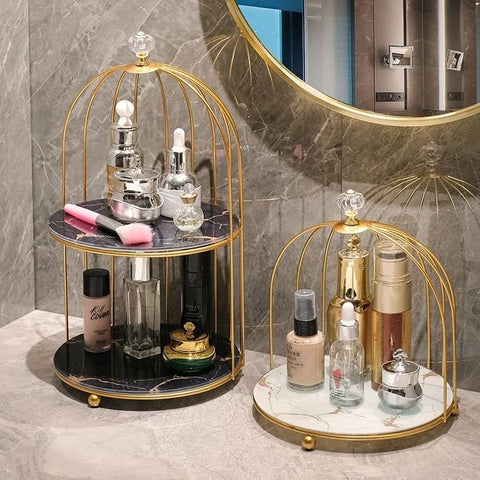 Makeup Organizer Shelf Large Capacity Cosmetic Storage Vanity Caddy Beauty Home Accessory