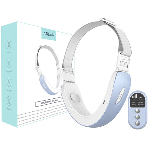 Face Lift Vibration Massager LED Photon Light Therapy Skin Care Anti-Aging Beauty Tool