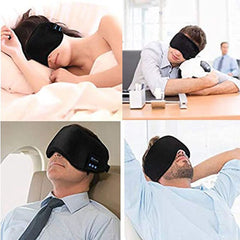Bluetooth Sleep Eye Mask Wireless Built-In Earphones Good Night Rest Travel Home Gift