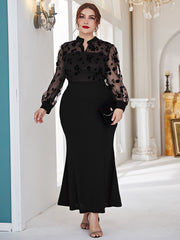 Plus Size Elegant Maxi Dress Women Casual Spring Comfortable Everyday Fashion Dress