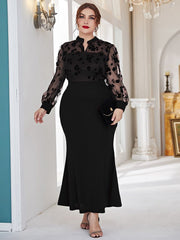 Plus Size Elegant Maxi Dress Women Casual Spring Comfortable Everyday Fashion Dress